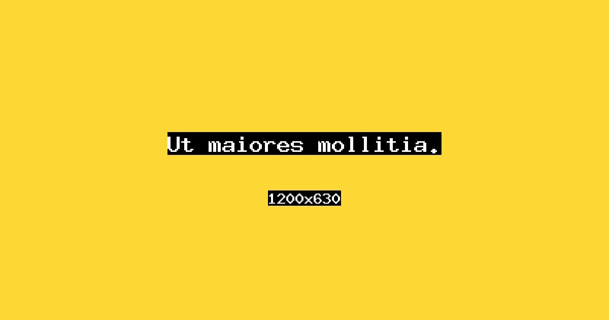 Event cover: Ut maiores mollitia.